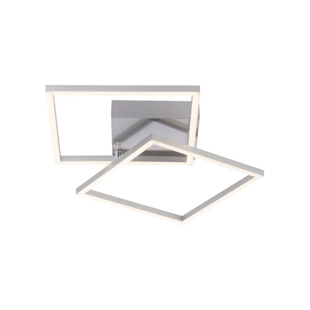 Deckenleuchte Iven 36 cm – 3000 K Edelstahl Just Light 4043689972943