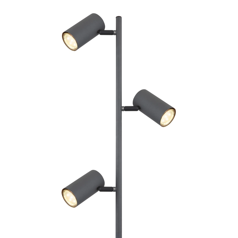 Stehlampe 3-Leuchten Robby Graphit Globo 9007371425822