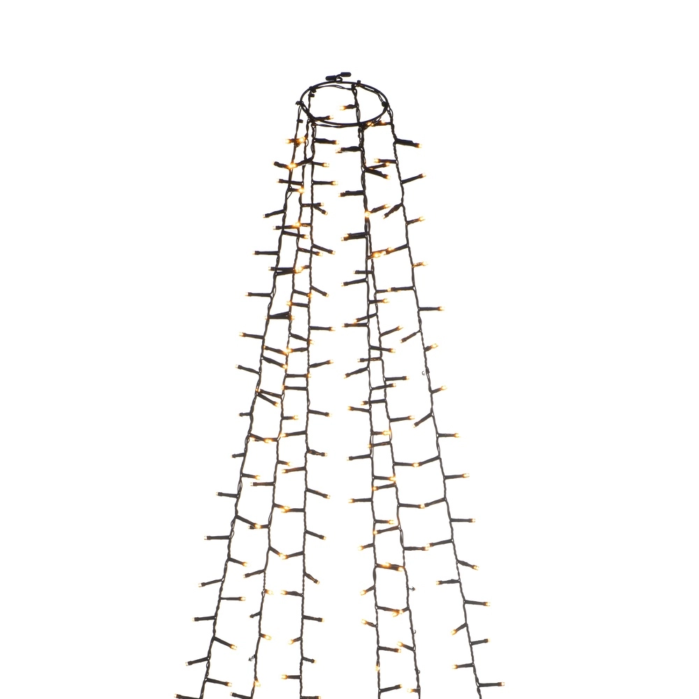 Beleuchtungsset 240cm - 6x 110 led - 2100K für den Weihnachtsbaum KonstSmide 7318306650809