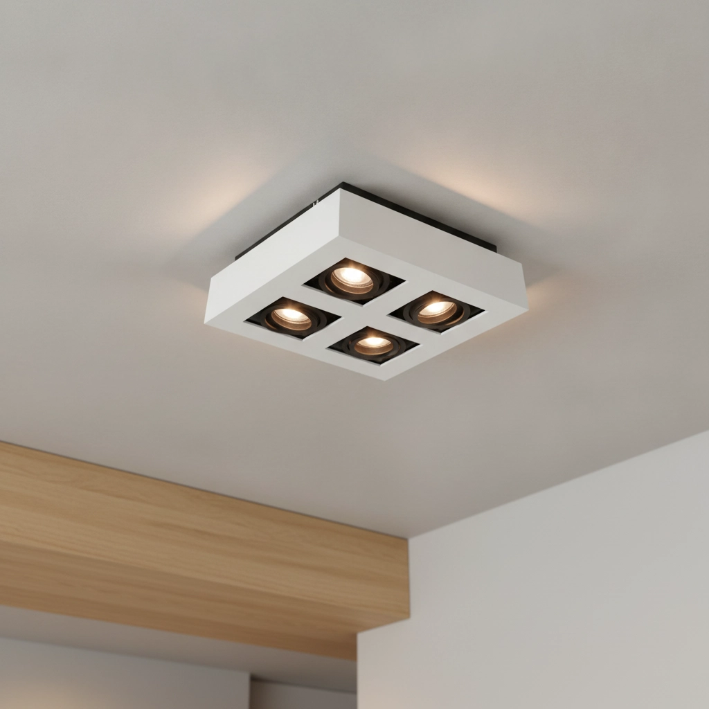 4-Licht-Spotlampe Bosco