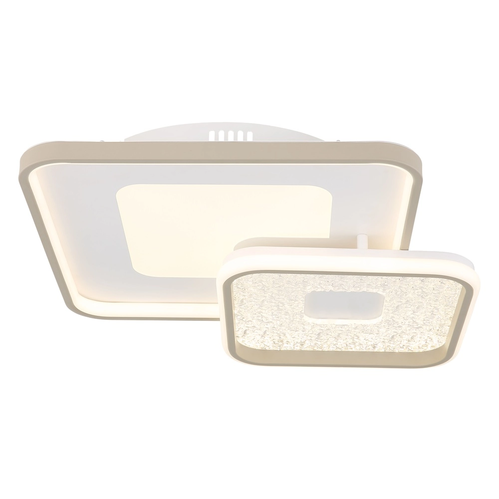 Moderne Deckenleuchte Mosaiko 50 x 50cm sandbraun Globo 9007371569762
