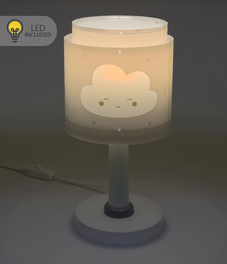 Tischlampe Baby Dreams weißes Leuchten im Dunkeln Dalber 8420406002590