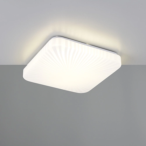 Quadratische Deckenlampe Mandria II Weiß Trio 4017807640335