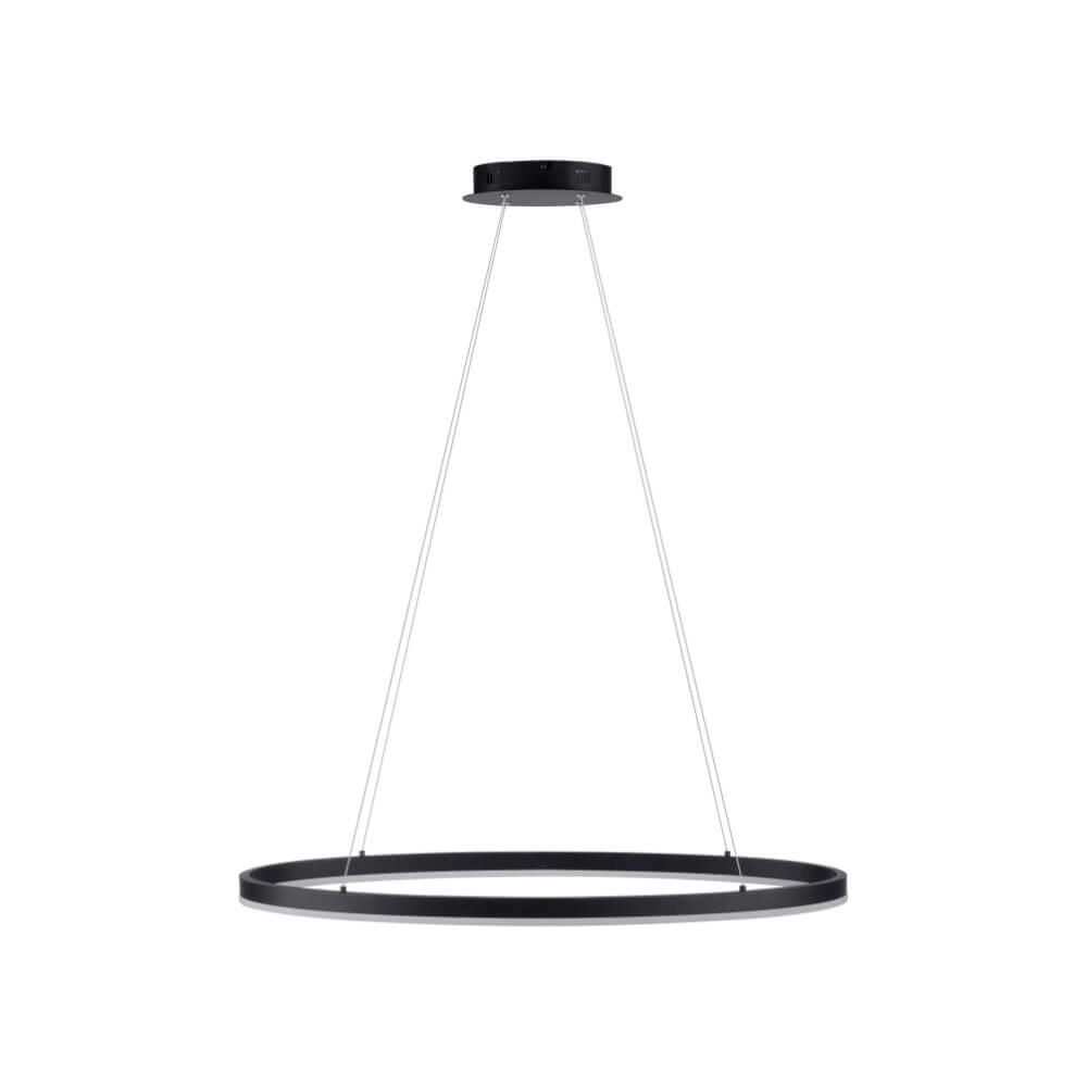 Anthrazitfarbene Hängelampe Titus Ø 80cm Paul Neuhaus 4012248375211