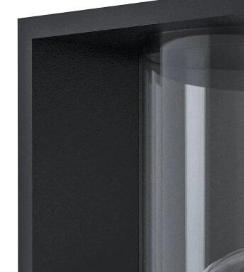 Schwarze Außenlampe Cascinetta Eglo 9002759987138