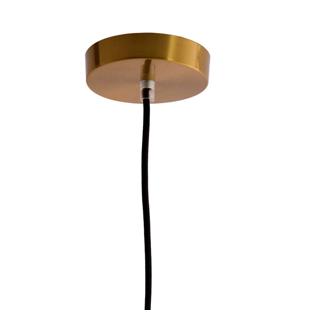 Glas-Pendellampe Leona Ø 25cm – Bernsteinglas Light & Living 8717807834005