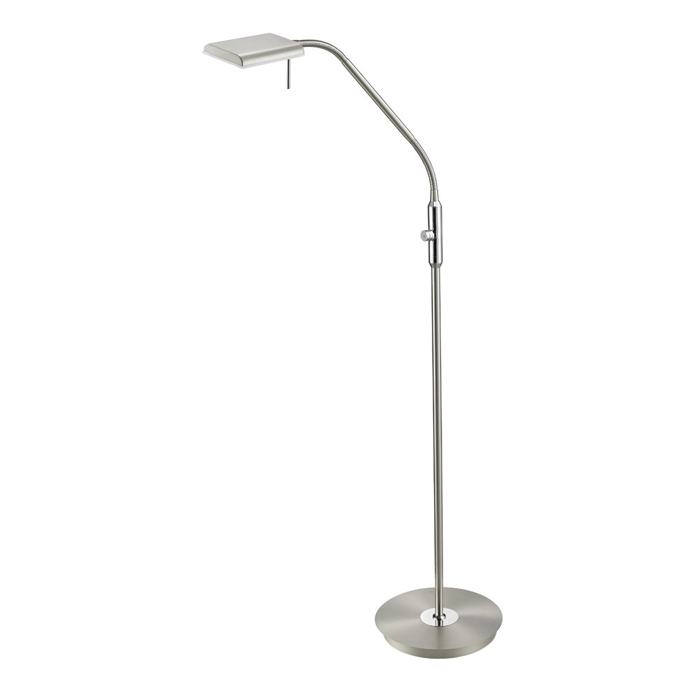 LED-Leselampe Bergamo Metallgrau