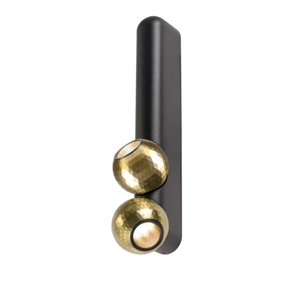 Deckenlampe Dysko Schwarz mit goldenem Double SLV 4024163317184