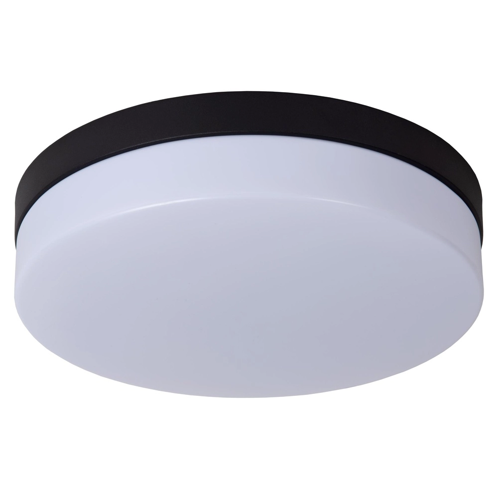 Deckenlicht Biskit Ø 28cm - IP44 schwarz