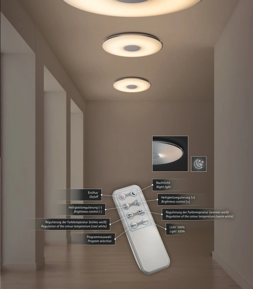 LED-Deckenleuchte Tokyo Trio 4017807272307
