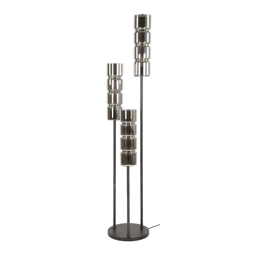 Zylinder-Stehlampe Cylinder 105 cm – Schwarz Lyora 8716803511958
