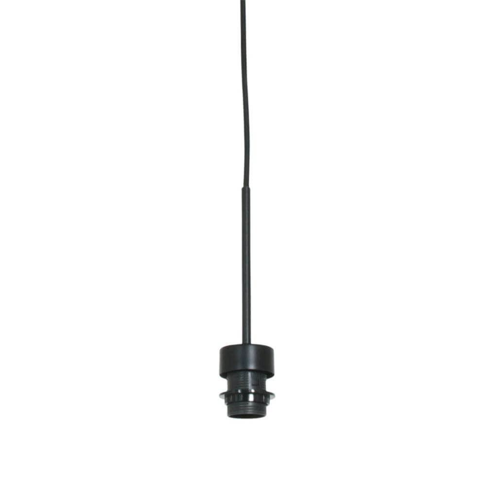 Pendelleuchte Sparkled Light schwarz mit Strohschirm Ø 50cm Steinhauer 8712746172539
