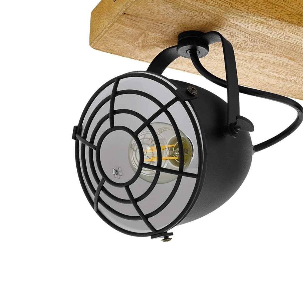 Deckenlampe Gatebeck Holz 3-Licht Eglo 9002759490782