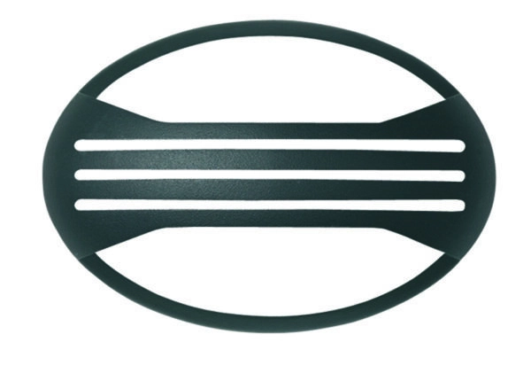 Wandleuchte Jack Oval 3-Streifen schwarz Franssen 8010789040267