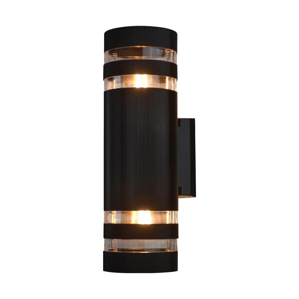 Design-Wandlampe Toluca Schwarzes Doppel
