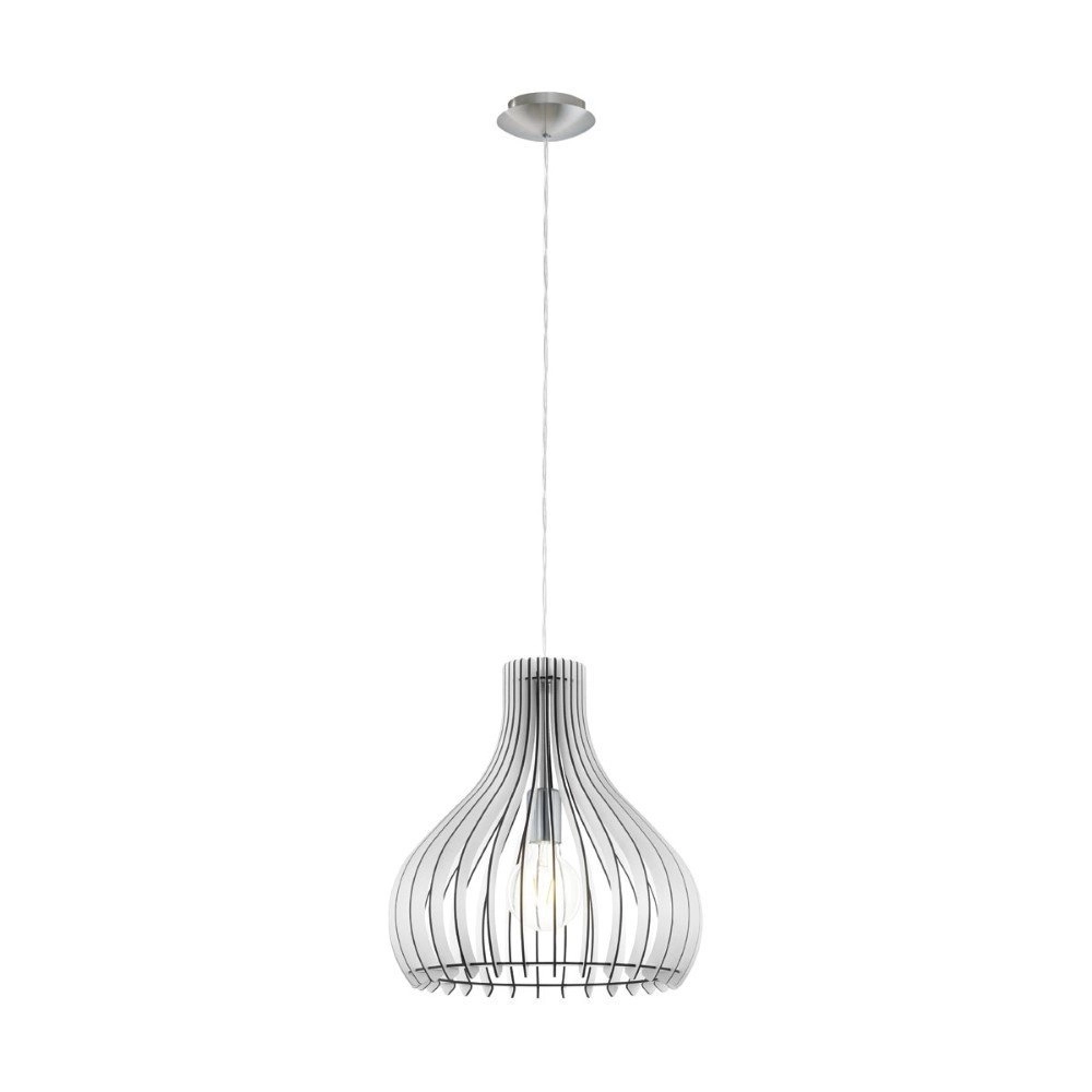 Pendelleuchte Tindori 38 cm weißes holz Eglo 9002759962579