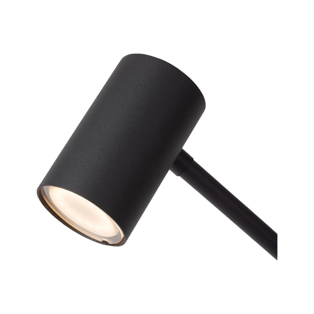 Wiederaufladbare Stehlampe Tipik Schwarz Lucide 5411212361349