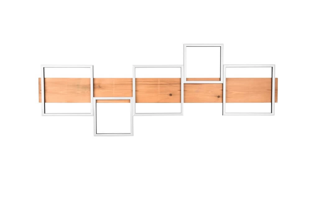 LED-Deckenleuchte aus Holz Harper 5-Licht Trio 4017807524987