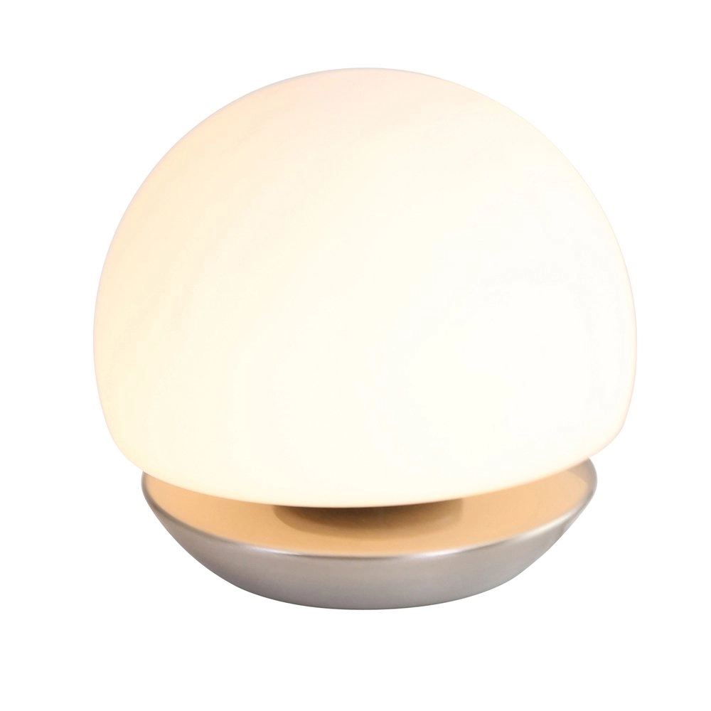 Tischlampe Ancilla 17 cm metallic-grau