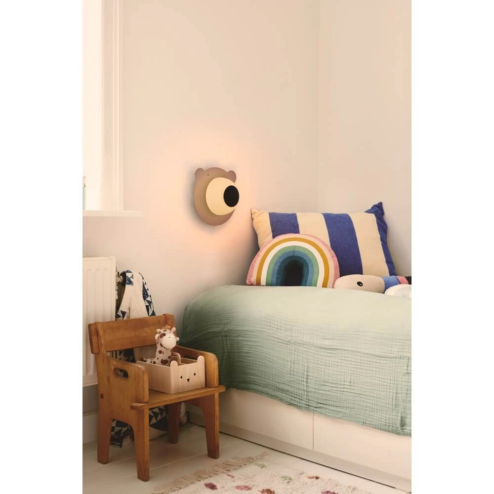 Wandleuchte für Kinder Bruna Bear braun Nordlux 5704924016035