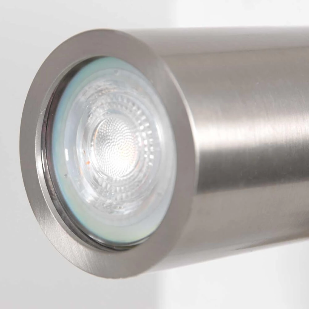 Nachttischlampe aus Edelstahl Upround mit Ladegerät und USB Steinhauer 8712746170443