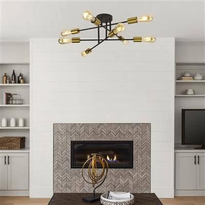 Deckenleuchte Armstrong Spider 8-Licht Searchlight 5053423137575