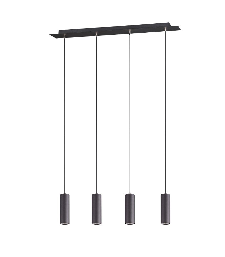 Pendelleuchte Marley 4-leichter Matt Black
