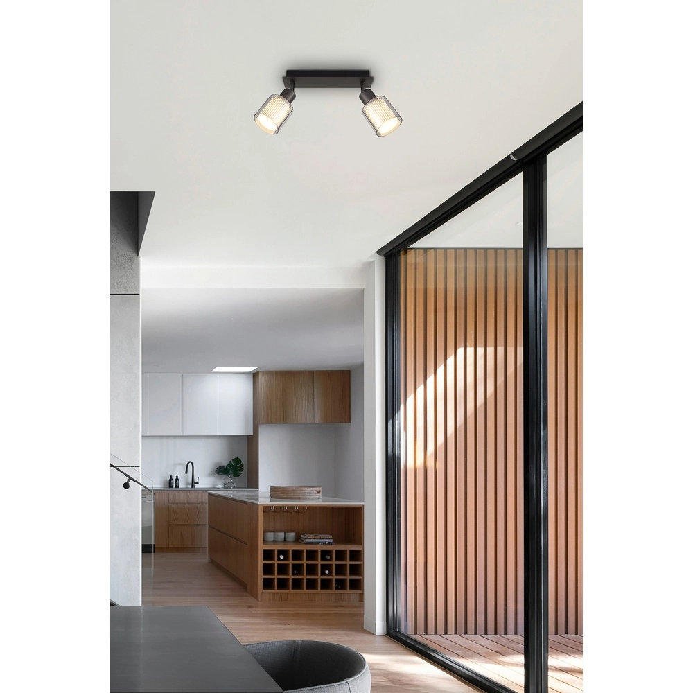 Design-Deckenlampe Villegas 2-Leicht-Schießmetall Globo 9007371572946
