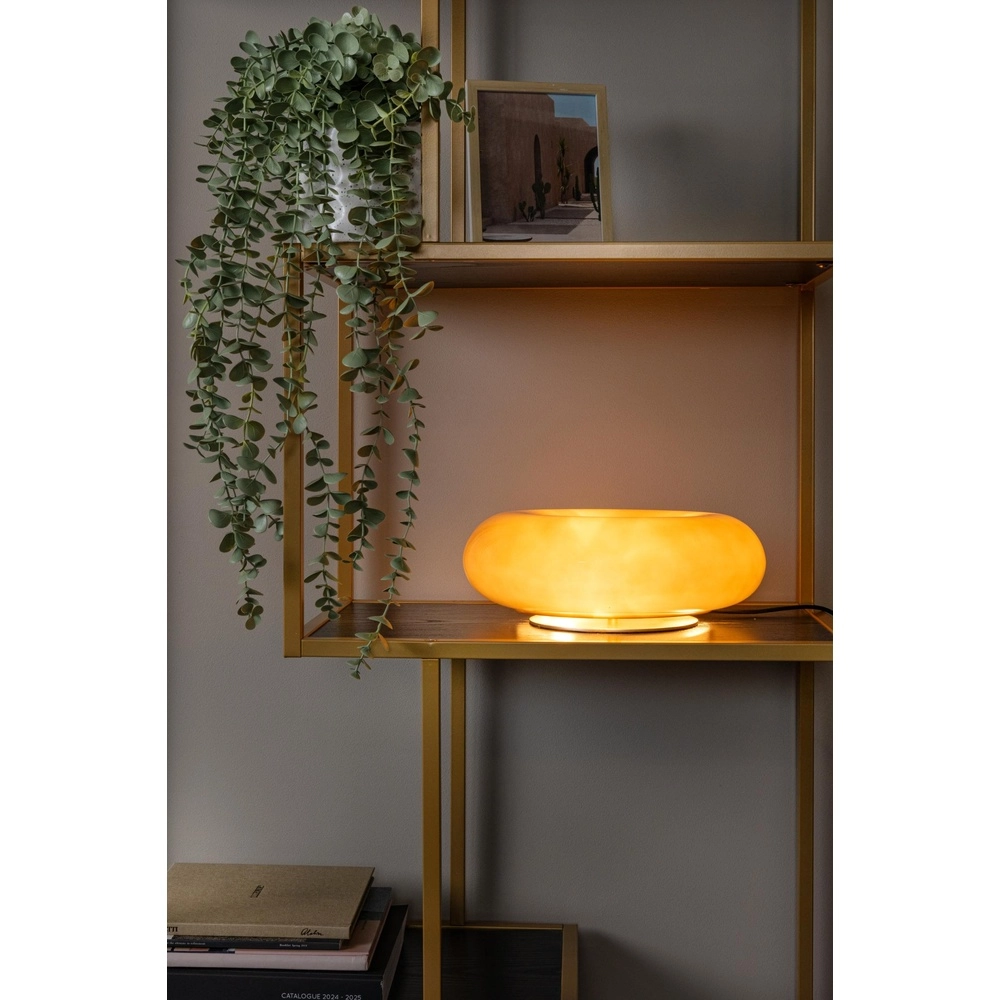 Tischlampe Sentino Ø 29,5 cm taupe Lucide 5411212106483