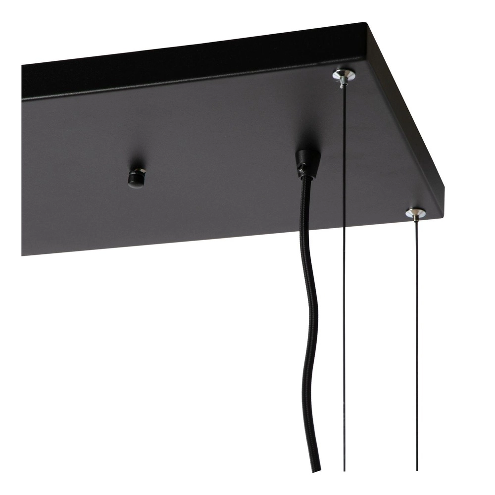 Schwarze Pendellampe Miravelle Konstruktion Lucide 5411212211439