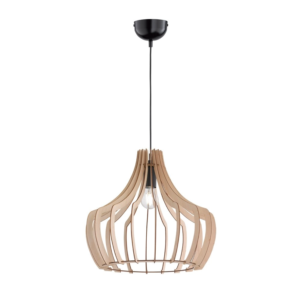 Pendelleuchte Wood 44 cm Trio 4017807301915