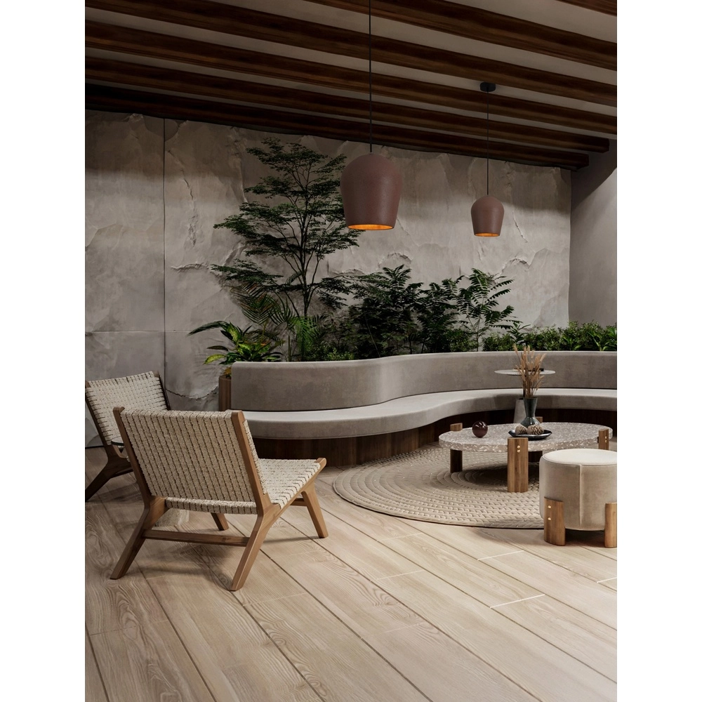 Pendelleuchte Omio Ø 20cm erdbraun Lyora 5212017468895