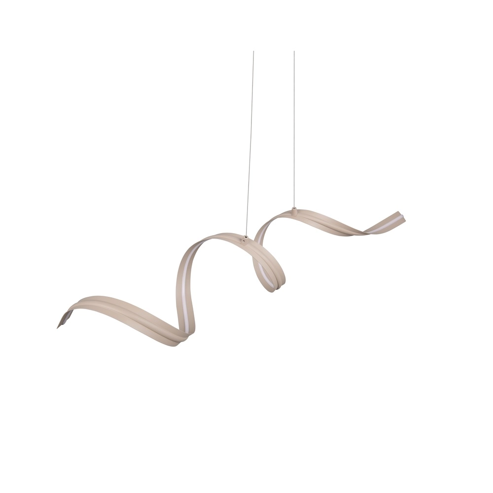 Moderne Pendellampe Tivor Sandbraun Trio 4017807706314
