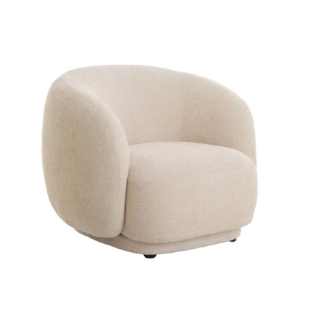 Chair 93x87x73 cm Ovito crème Light & Living 8717807712464