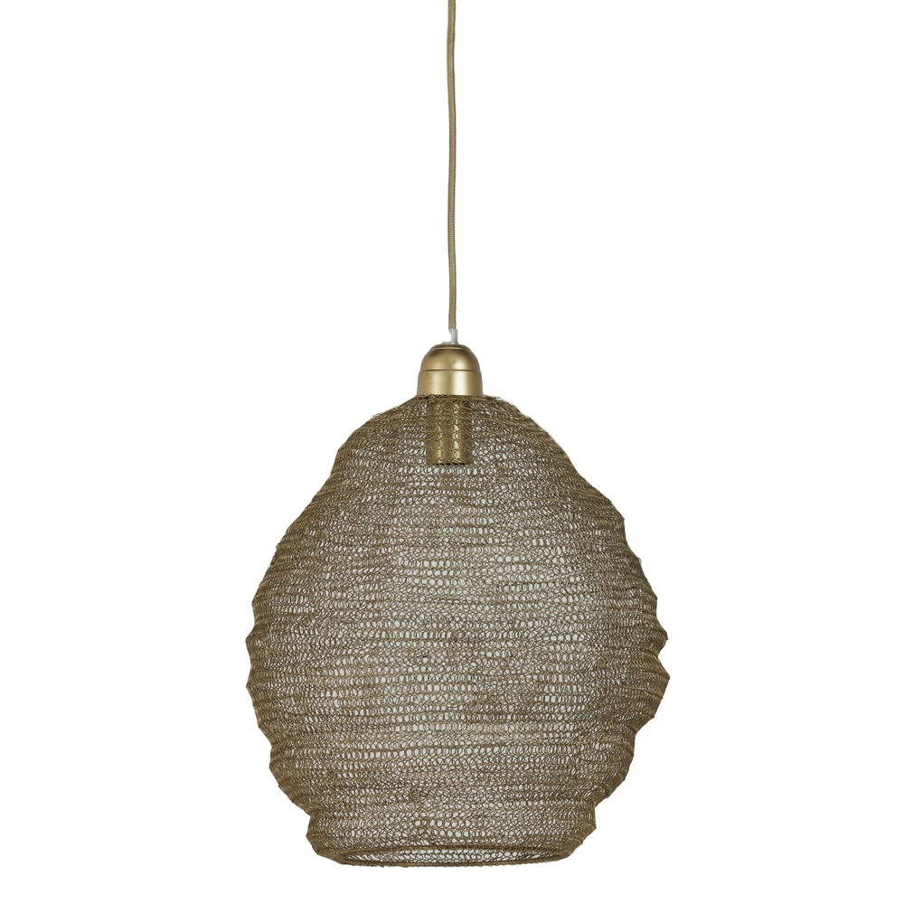 Netz-Pendellampe Nina Ø 38cm – antike Bronze Light & Living 8717807175344