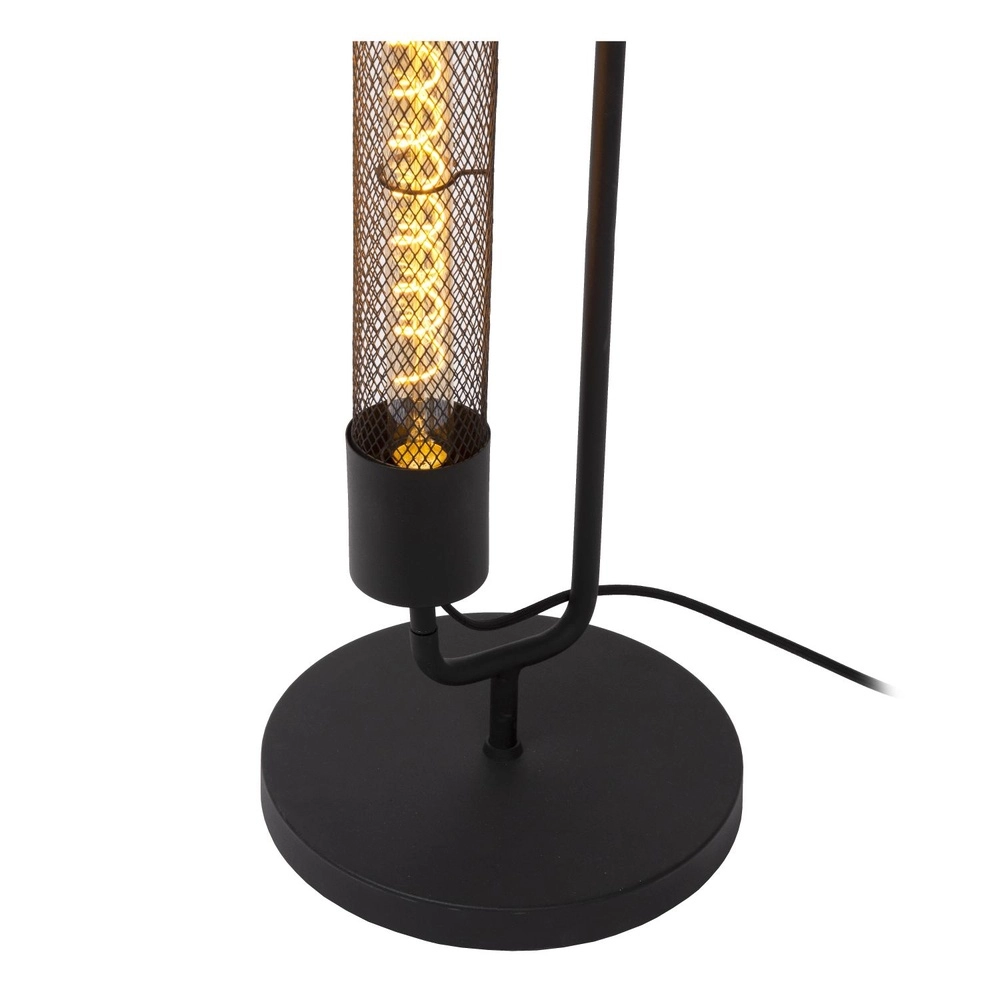 Design-Stehlampe Calixt Schwarz Lucide 5411212051493