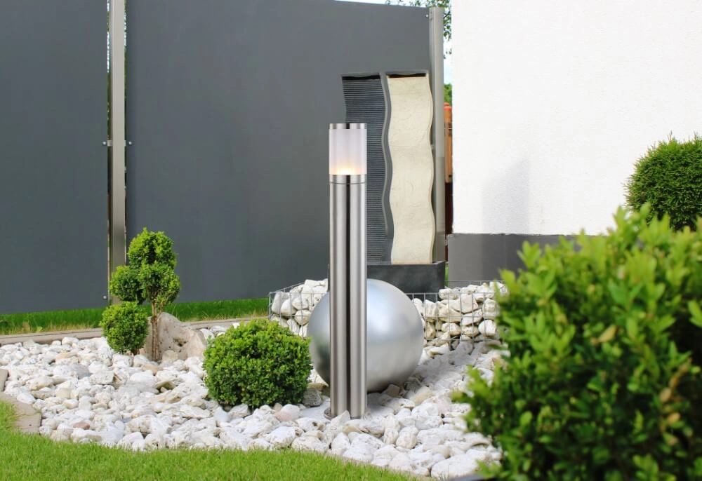 Stainless steel terrace lamp Xeloo 80 cm Globo 9007371197668
