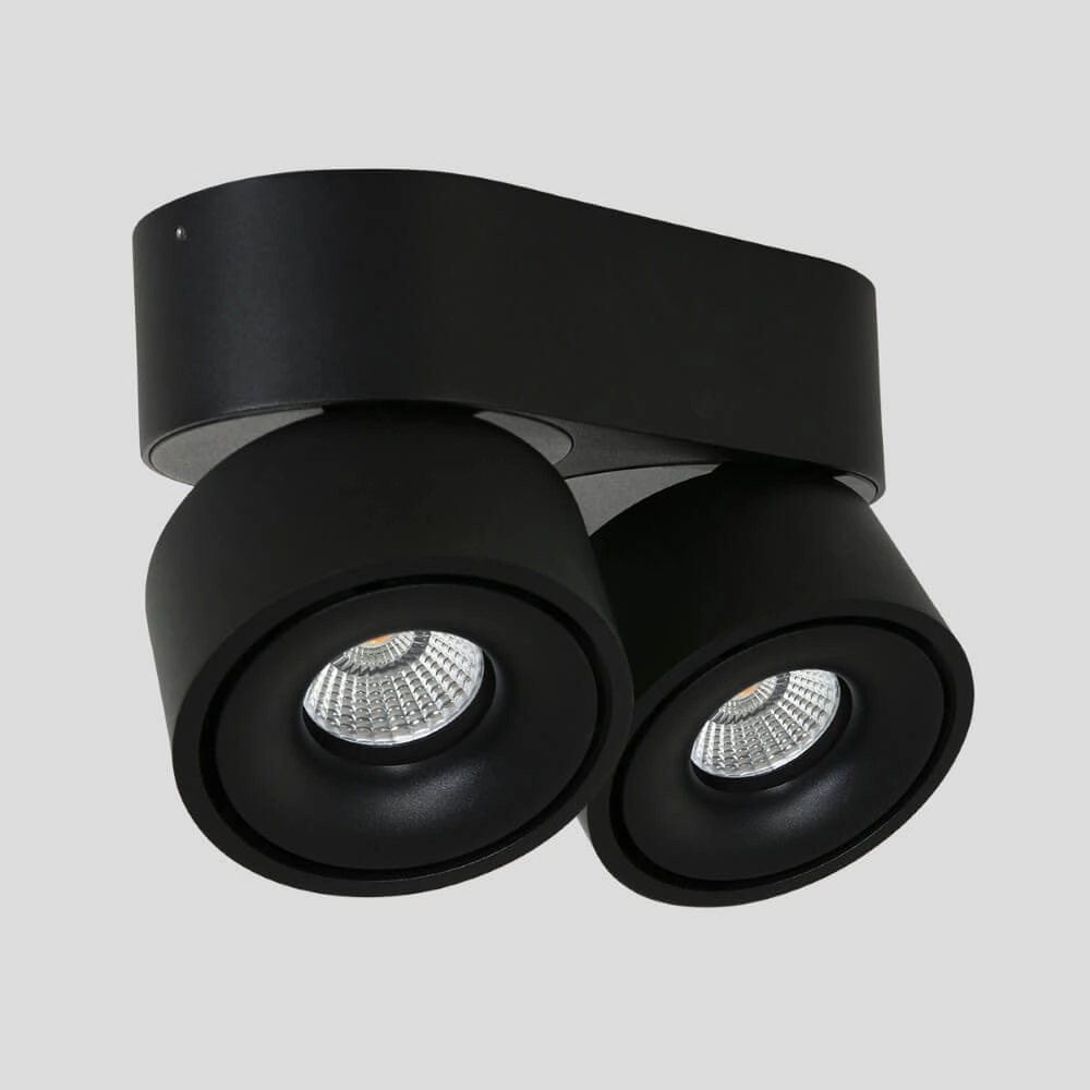Spotlampe Fez Black 2-flammig schwarz Steinhauer 8712746132502