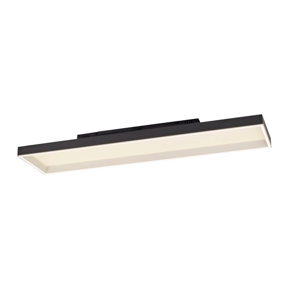 Schwarze Deckenleuchte Q-Magong rechteckig Paul Neuhaus 4012248384626