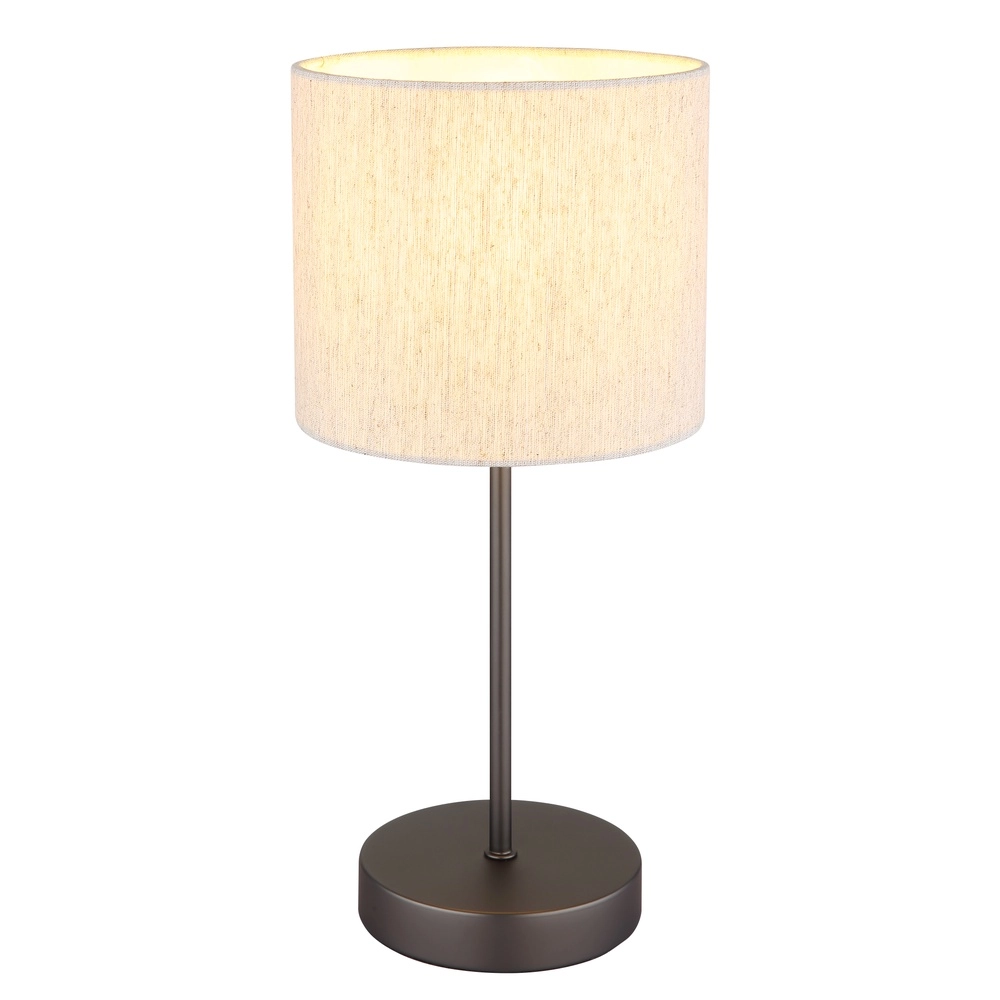Tischlampe Thea Gunmetal