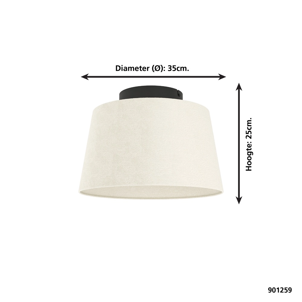Deckenlampe Febres Ø 35 cm – Sand Eglo 9008606312764