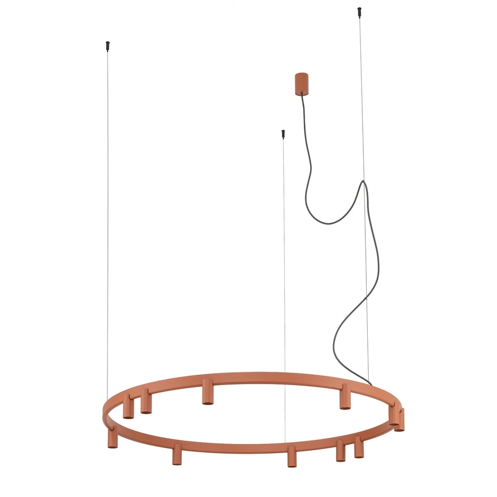 Design-Pendellampe Fourty Terrakotta Ø 116 cm Lyora 5903139124201