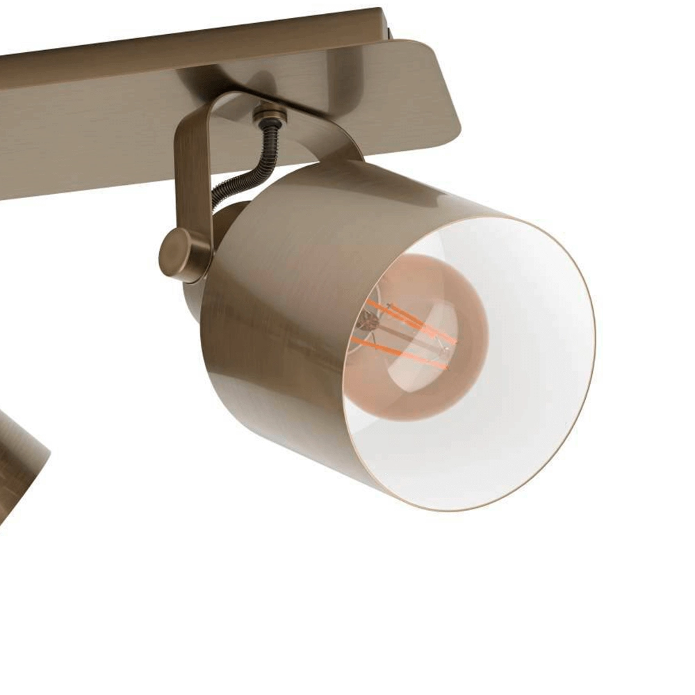 Deckenstrahler aus Messing Southery 3-flammig Eglo 9002759438197