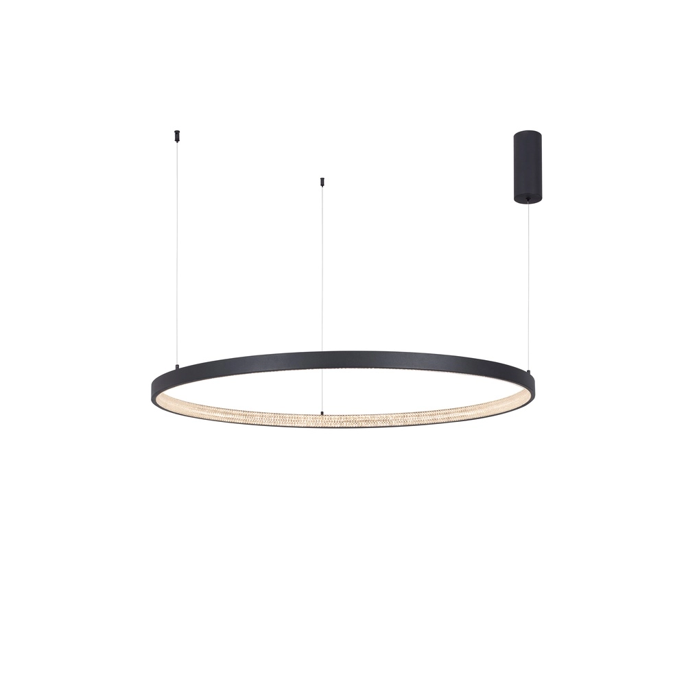 Pendelleuchte Preston schwarz Ø 110cm Lyora 5212017429193