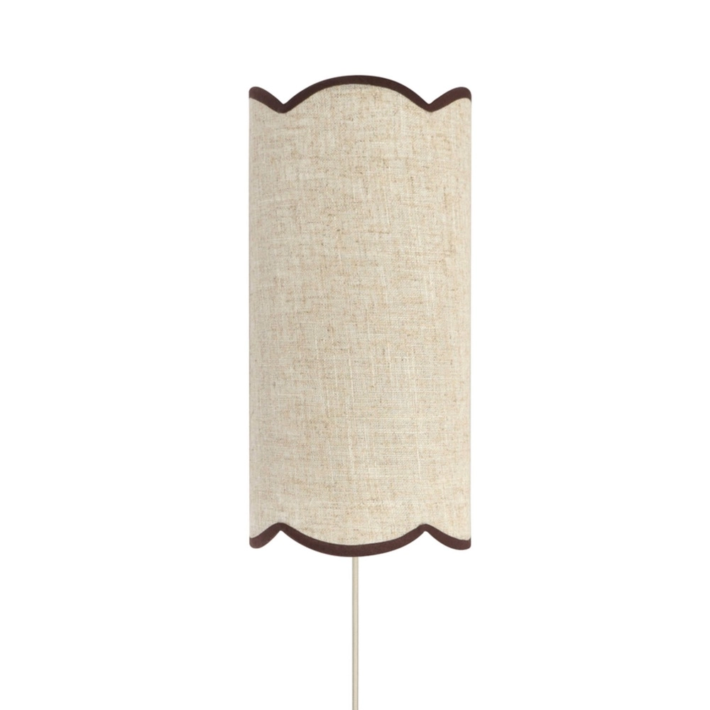 Wandlampe Vyana Braun 30,5 cm