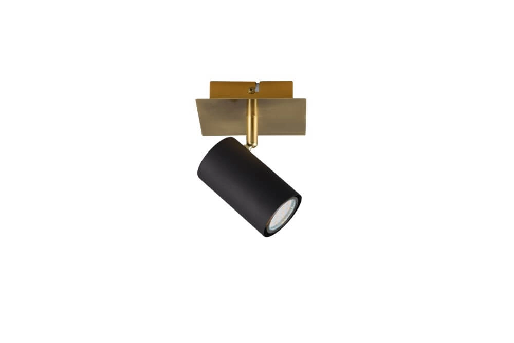 Wandstrahler Marley schwarz mit gold Trio 4017807523898