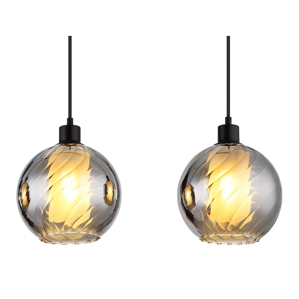 Design-Pendellampe Ulf 4-Licht Schwarz Globo 9007371522712