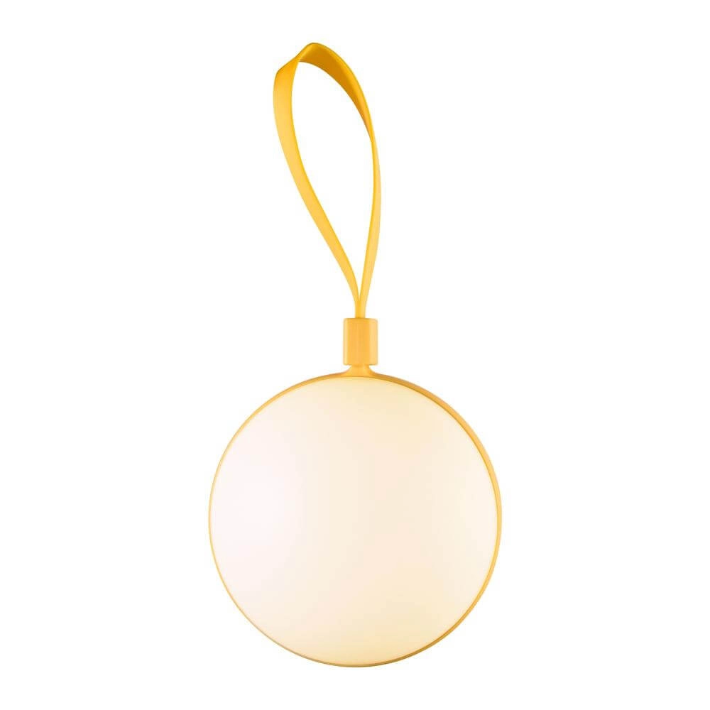 Schlanke Tischleuchte Bring To-Go gelb Ø 12cm Nordlux 5704924014758