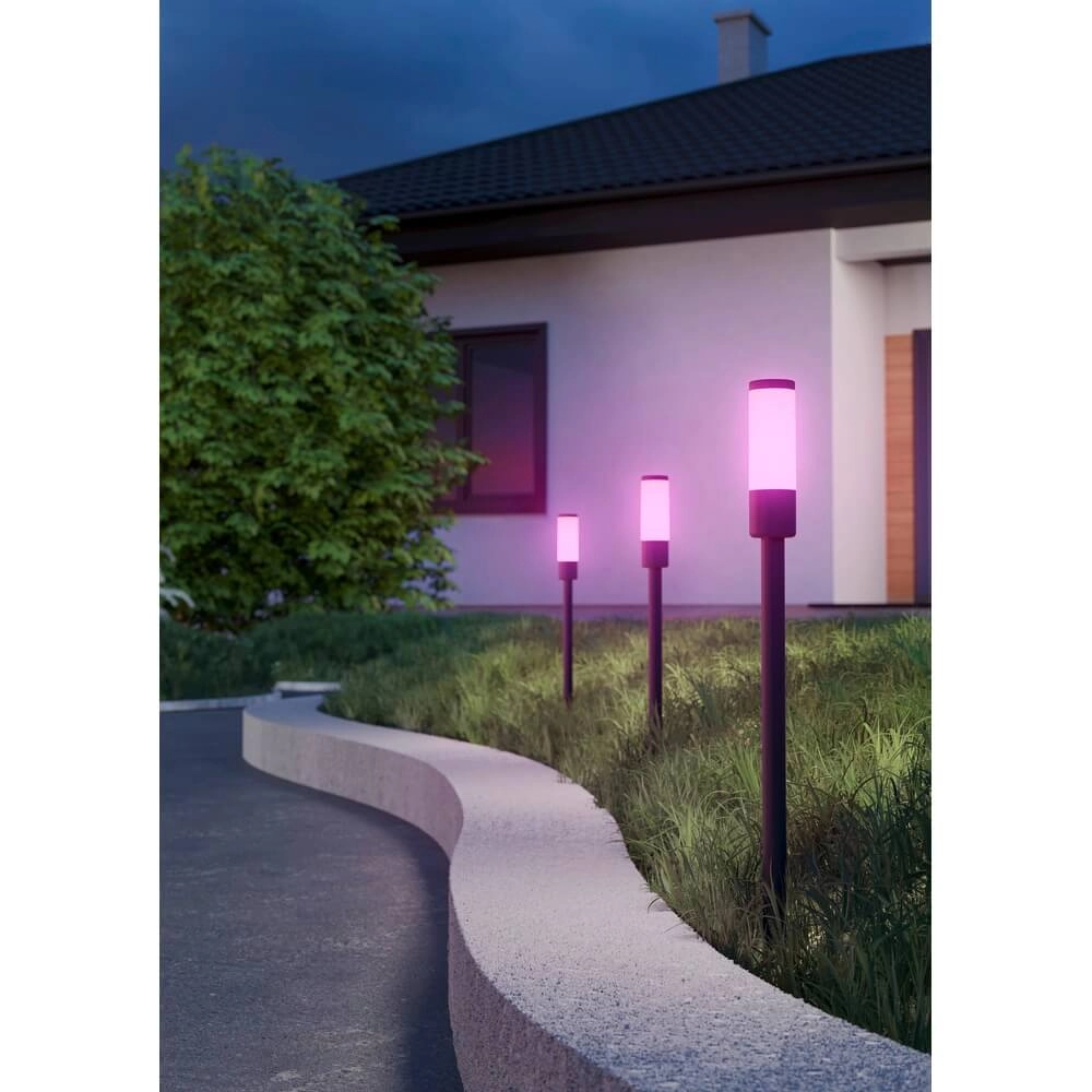 3er-Set Zancaro Gartenlampen mit Stecker RGB Eglo 9008606355853