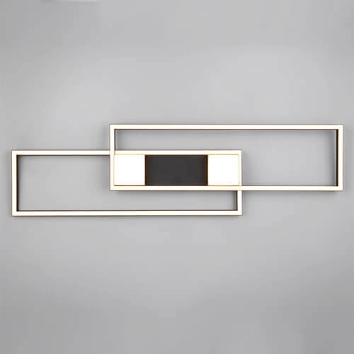LED-Deckenleuchte 100x28 Albany Schwarz Trio 4017807610291